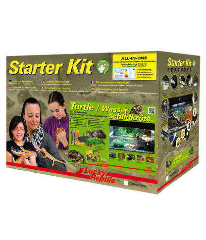  Lucky Reptile Starter Kit Komplettset Wasserschildkröte, Ca. B80/H52/T40 Cm