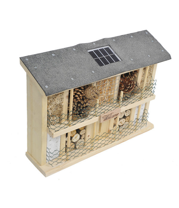  LUXUS-INSEKTENHOTELS Solar-Insektenhotel Landsonne, Ca. B47/H34/T12,5 Cm