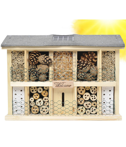  LUXUS-INSEKTENHOTELS Solar-Insektenhotel Landsonne, Ca. B47/H34/T12,5 Cm