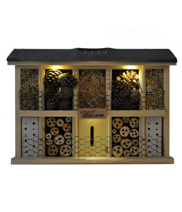  LUXUS-INSEKTENHOTELS Solar-Insektenhotel Landsonne, Ca. B47/H34/T12,5 Cm