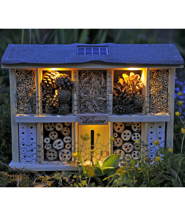  LUXUS-INSEKTENHOTELS Solar-Insektenhotel Landsonne, Ca. B47/H34/T12,5 Cm