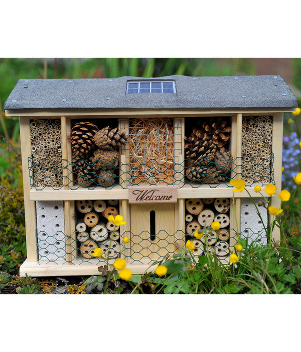  LUXUS-INSEKTENHOTELS Solar-Insektenhotel Landsonne, Ca. B47/H34/T12,5 Cm
