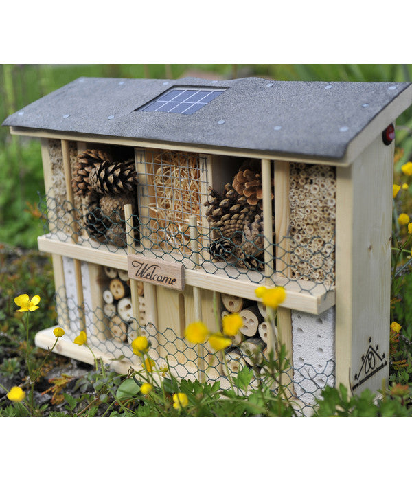 LUXUS-INSEKTENHOTELS Solar-Insektenhotel Landsonne, Ca. B47/H34/T12,5 Cm