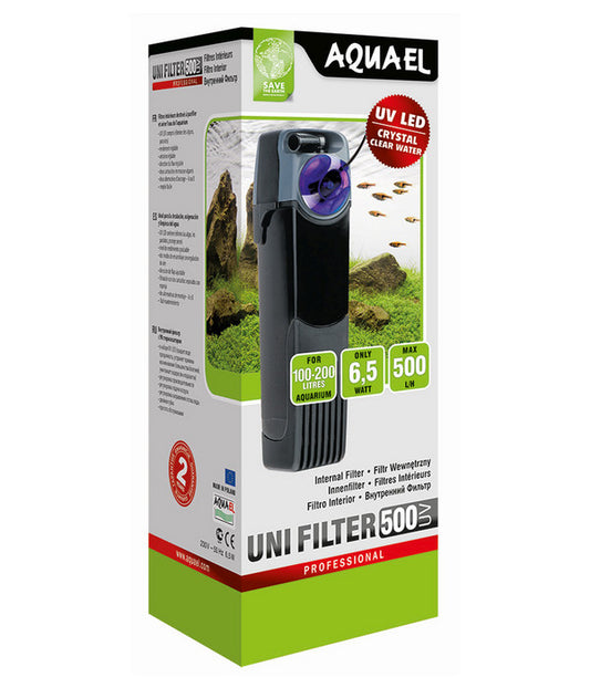  AQUAEL Aquarium Innenfilter Uni Filter UV 500 Power