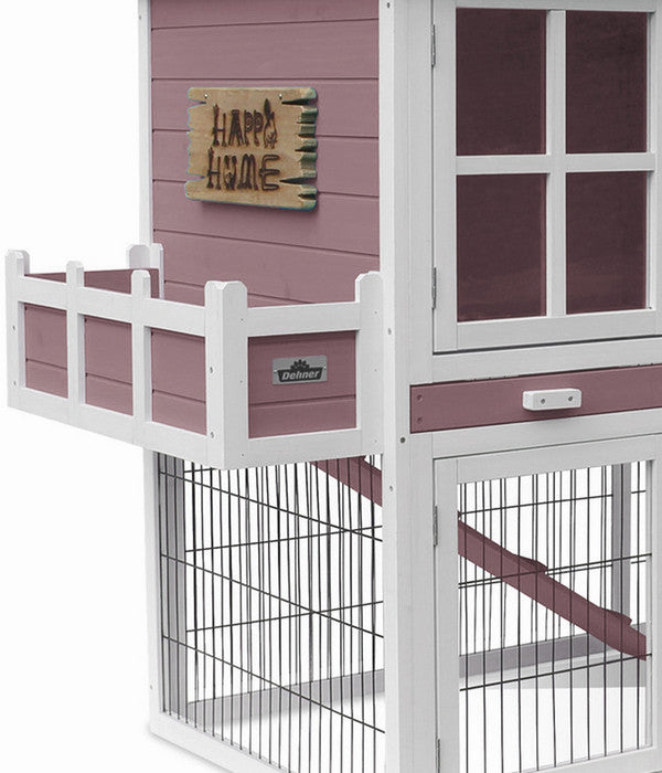 Dehner Nagerheim Happy Home Palazzo, Rotbraun, Ca. B145/H121/T72 Cm