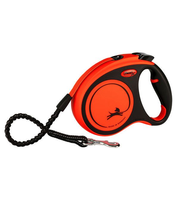 Flexi® Hundeleine Gurt-Leine XTREME, Medium, Schwarz/orange, 5 M