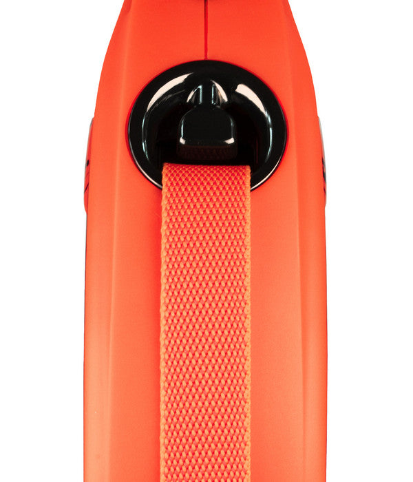  Flexi® Hundeleine Gurt-Lein XTREME, Large, Schwarz/orange, 5 M