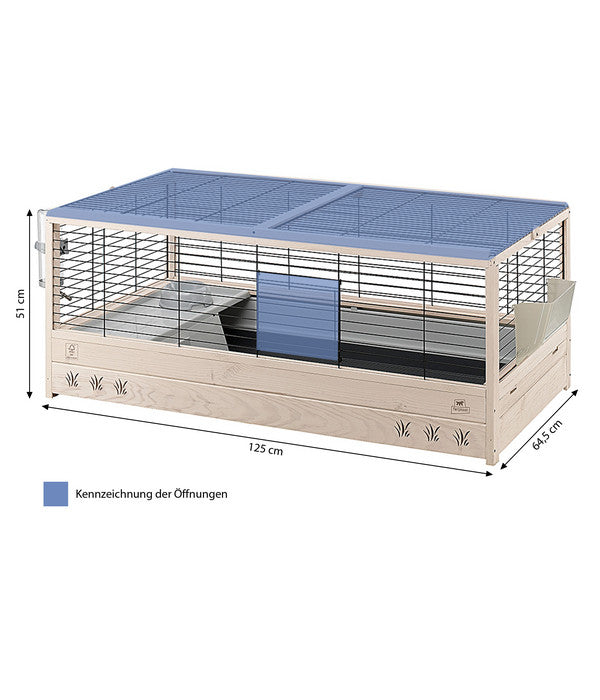  Ferplast Nagerheim Arena 120, Hellbraun, Ca. B125/H51/T64 Cm