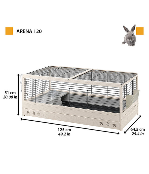  Ferplast Nagerheim Arena 120, Hellbraun, Ca. B125/H51/T64 Cm