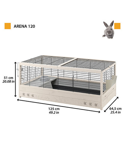  Ferplast Nagerheim Arena 120, Hellbraun, Ca. B125/H51/T64 Cm