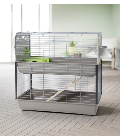  SAVIC Nagerheim Caesar 3 Double, Grau, Ca. B100/H97/T50 Cm
