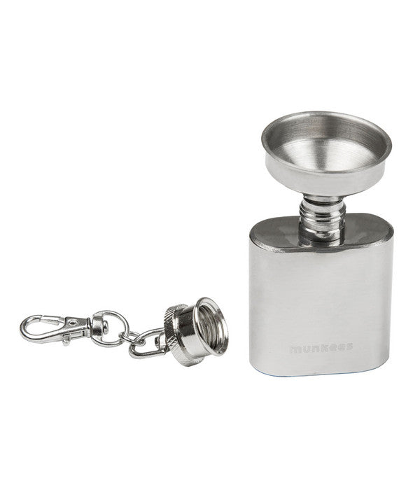  Munkees® Schlüsselanhänger Flachmann-Set Kippis, Ca. B4,5/H8/T2,2 Cm
