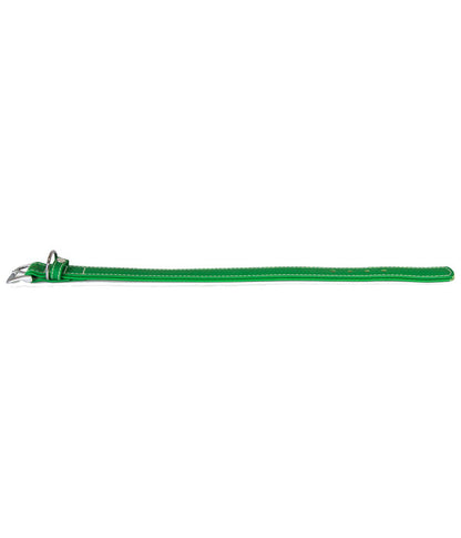  Das Lederband Hundehalsband Style Barcelona Summer-Green