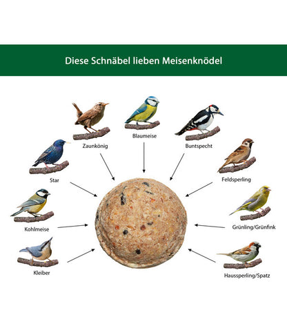 Dehner Natura Beeren-Knödel, Ohne Netz, 100 Stk. Je 100 G